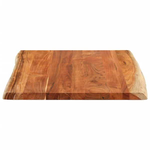 vidaXL Dessus de table 110x80x3,8 cm rectangulaire bois massif acacia