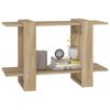 vidaXL Bibliothèque/Séparateur de pièce Chêne sonoma 80x30x51 cm