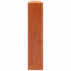 vidaXL Cache-radiateur cire marron 79,5x19x84 cm bois massif de pin