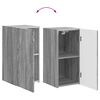vidaXL Ensemble meuble TV 4 pcs Gris Sonoma Bois d'ing&eacute;nierie