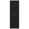 vidaXL Highboard Chêne noir 60 x 35 x 180 cm Bois d'ingénierie