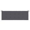 vidaXL Coussin de banc de jardin anthracite 150x50x3 cm tissu oxford