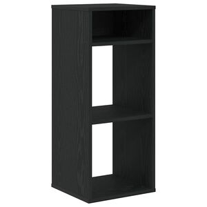vidaXL Biblioth&egrave;que noir 34x31x80 cm bois d'ing&eacute;nierie