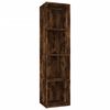 vidaXL Biblioth&egrave;que/Meuble TV Ch&ecirc;ne fum&eacute; 36x30x143cm Bois d'ing&eacute;nierie