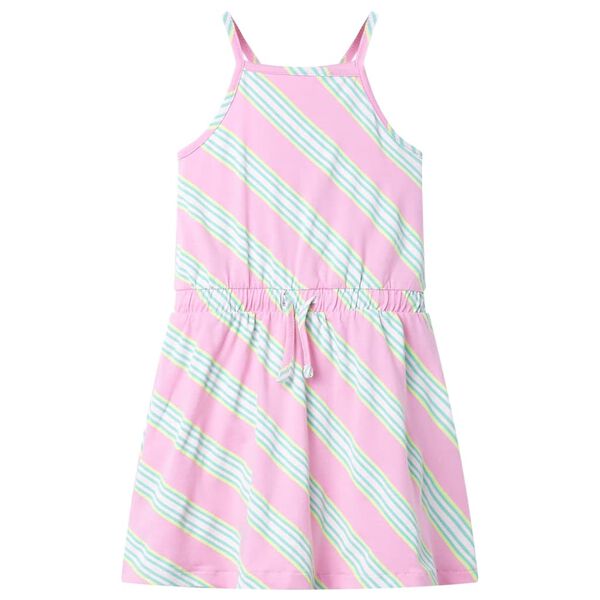 Robe pour enfants avec cordon de serrage sans manches rose 116