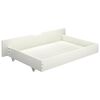 vidaXL Cadre de lit sans matelas blanc bois massif de pin 180x200 cm