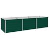 vidaXL Jardin sur&eacute;lev&eacute; Vert 240 x 80 x 55 cm acier lamin&eacute; &agrave; froid