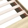 vidaXL Cadre de lit sans matelas ch&ecirc;ne sonoma 120x190 cm
