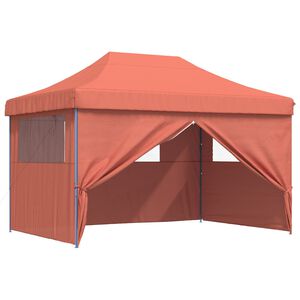vidaXL Tente de f&ecirc;te Terre cuite 279 x 410 x 315 cm Tissu Oxford