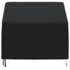 vidaXL Housse de chaise de jardin noir 90x90x50/75 cm oxford 420D