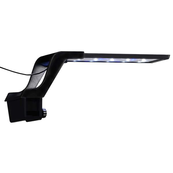 vidaXL Lampe &agrave; LED d'aquarium avec pince 25-45 cm Bleu et blanc