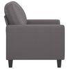 vidaXL Fauteuil Gris 60 cm Similicuir