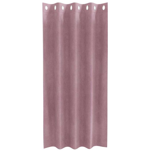 vidaXL Rideaux occultants 2 pcs Rose foncé 140 x 175 cm Velours