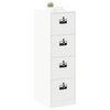 vidaXL Cabinet de Dossier avec tiroir 2 pcs Blanc 44 x 50 x 139 cm
