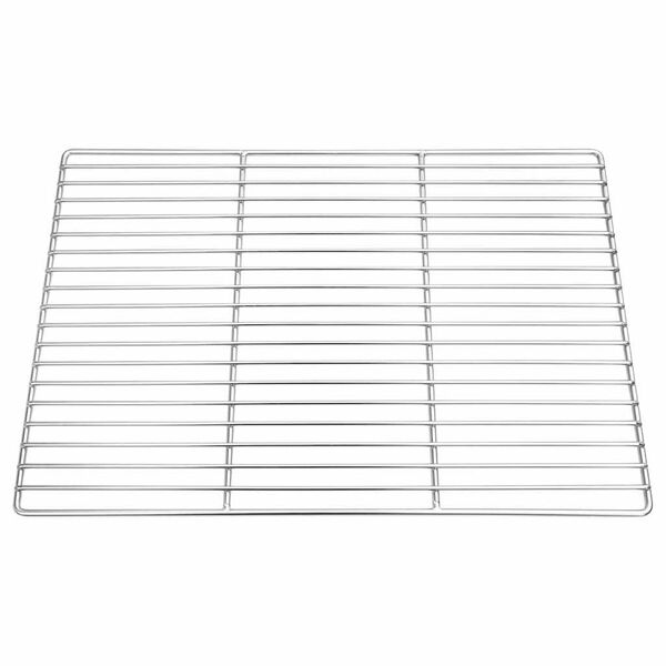 vidaXL Grille de barbecue Argent&eacute; 50 x 35 cm Acier inoxydable