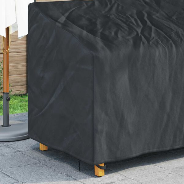 vidaXL Housse de banc de jardin 185 x 85 x 65 / 94 cm Tissu Oxford 210D