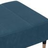 vidaXL Repose-pied bleu 77x55x31 cm velours