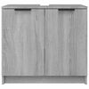 vidaXL Armoire de bain Sonoma gris 64,5x33,5x59 cm Bois d'ing&eacute;nierie