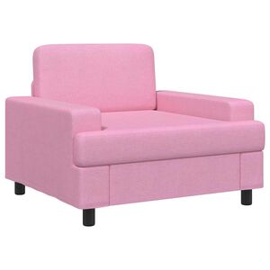 vidaXL Fauteuil Rose Tissu