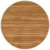 vidaXL Plateau de table &Oslash; 90 x 3,5 Rond Bois de teck massif Naturel
