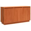 vidaXL Buffet Ch&ecirc;ne brun 111 x 34 x 60 cm Pin massif