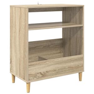 vidaXL Support pour platine Ch&ecirc;ne Sonoma 71 x 39,5 x 83 cm
