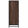 vidaXL Armoire de bain ch&ecirc;ne marron 35x37,5x100 cm bois d'ing&eacute;nierie