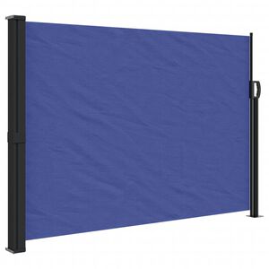 vidaXL Auvent lat&eacute;ral r&eacute;tractable bleu 140x600 cm