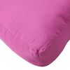 vidaXL Coussin de palette Rose 50x50x12 cm tissu