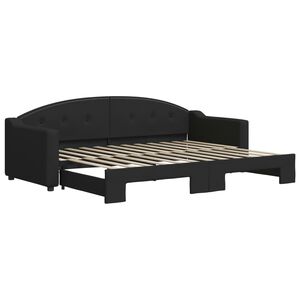vidaXL Lit de jour avec gigogne sans matelas 80x200 cm