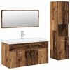 vidaXL Ensemble de meubles salle de bain 4 pcs bois d'ing&eacute;nierie