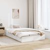 vidaXL Cadre de lit ottoman sans matelas blanc 120x190 cm similicuir