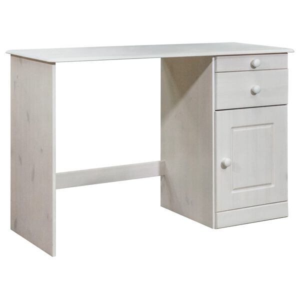 vidaXL Bureau avec tiroirs 110x50x74 cm Bois de pin massif