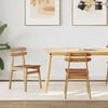 vidaXL Chaise de salle à manger 2 pcs Naturel Bois Massif