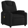 vidaXL Fauteuil de massage inclinable électrique Noir Tissu