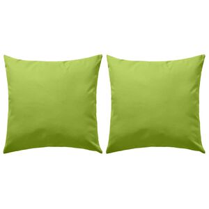 vidaXL Oreiller d'ext&eacute;rieur 2 pcs 45 x 45 cm Vert pomme