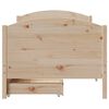 vidaXL Cadre de lit sans matelas 90x190 cm bois de pin massif