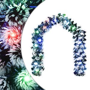vidaXL Guirlande de No&euml;l 200 cm 16 LED Multicolore PET