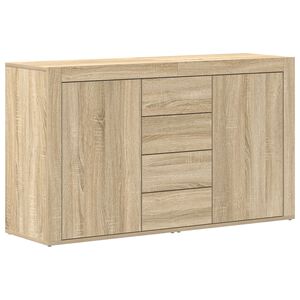 vidaXL Buffet Ch&ecirc;ne Sonoma 120 x 36 x 69 cm Bois d'ing&eacute;nierie