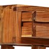 vidaXL Table console Bois d'acacia avec tiroirs sculptés 118x30x80 cm