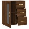 vidaXL Buffet chêne marron 69,5x34x90 cm bois d'ingénierie