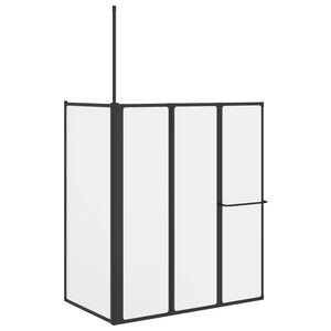 vidaXL Paroi de douche Blanc 120 x 70 x 137 cm Aluminium