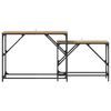 vidaXL Table console 2 pcs Ch&ecirc;ne artisanal 100 x 28 x 75 cm