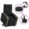 vidaXL Fauteuil inclinable de massage &eacute;lectrique Noir Tissu