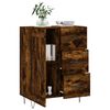 vidaXL Buffet ch&ecirc;ne fum&eacute; 69,5x34x90 cm bois d'ing&eacute;nierie