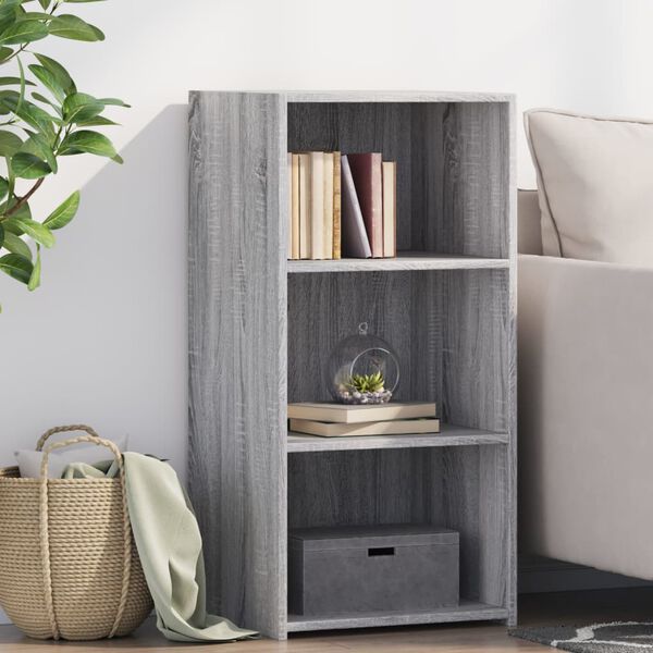 vidaXL Buffet sonoma gris 45x41x93 cm bois d'ing&eacute;nierie