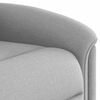vidaXL Fauteuil inclinable &eacute;lectrique gris nuage tissu