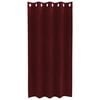 vidaXL Rideaux occultants 2 pcs Bordeaux 140 x 175 cm Velours