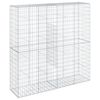 vidaXL Panier gabion avec couvercle 200x50x200 cm fer galvanis&eacute;