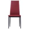 vidaXL Mobilier de salle &agrave; manger 7 pcs Rouge bordeaux